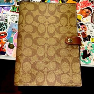 Coach Notebook  In Signature Canvas Journal